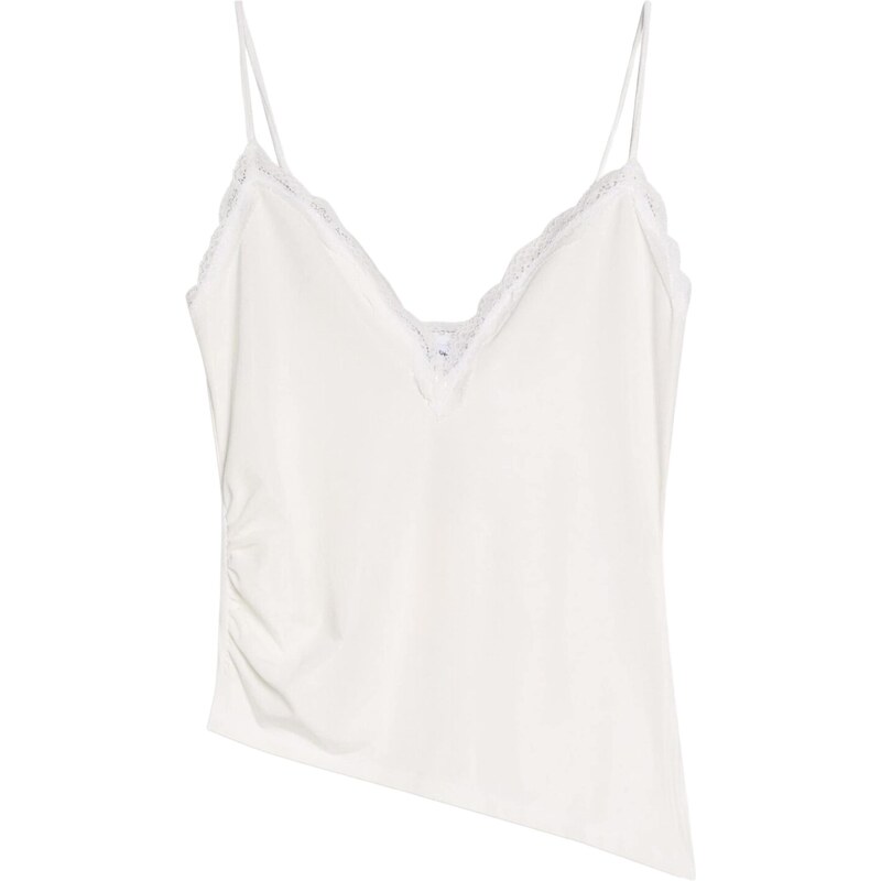 Bershka Top krémová 67632699