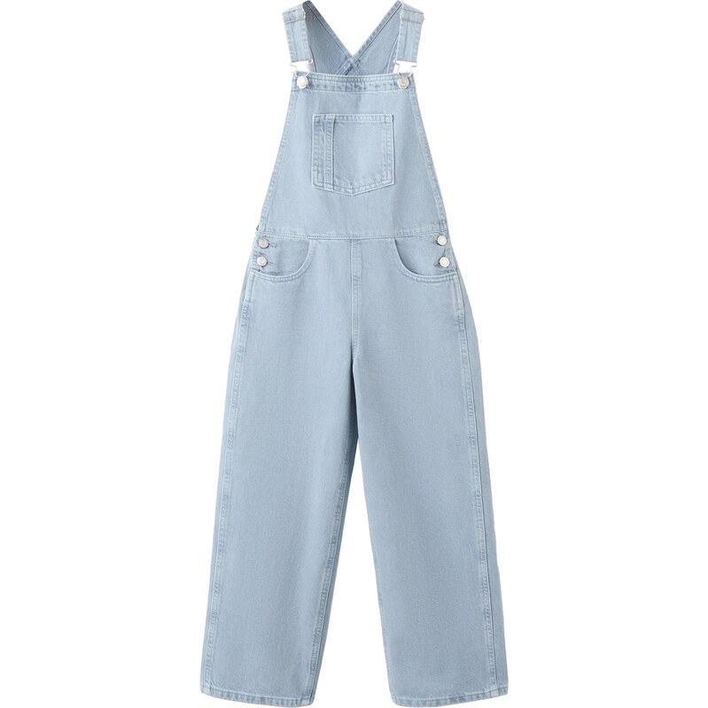 MANGO KIDS Nohavice na traky Doris svetlomodrá 67632731