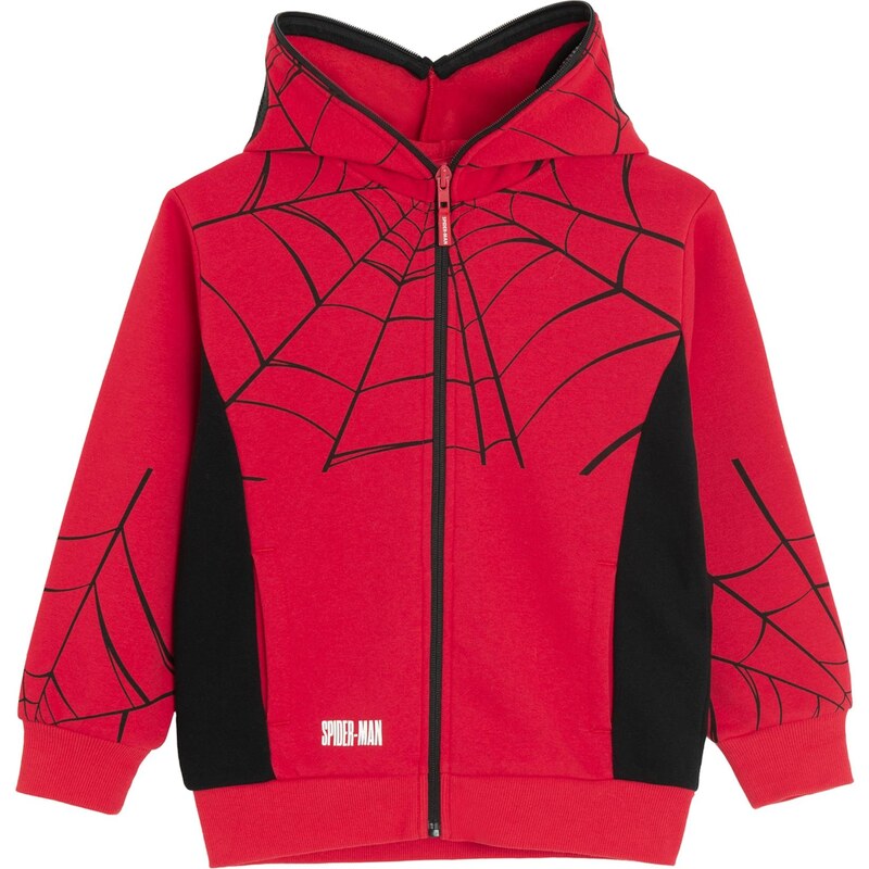 Cool Club Tepláková bunda červená / čierna 67633905