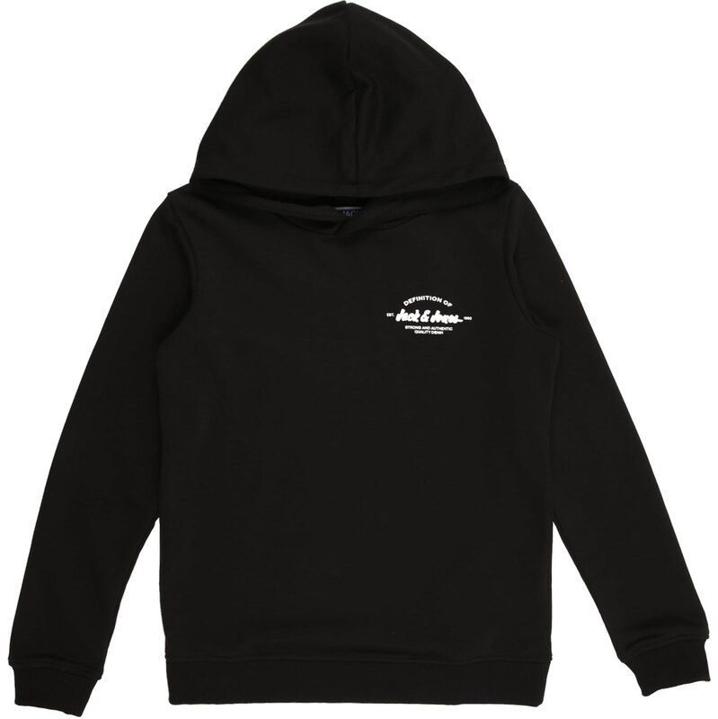 Jack & Jones Junior Mikina JJBRANDON čierna / biela 67633940