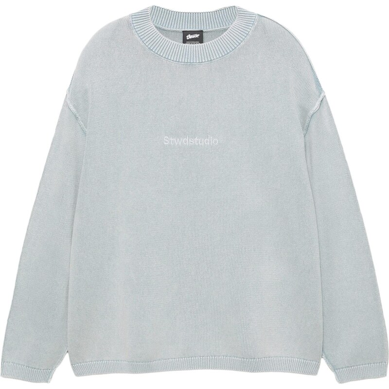 Pull&Bear Sveter STWD pastelovo modrá 67633942