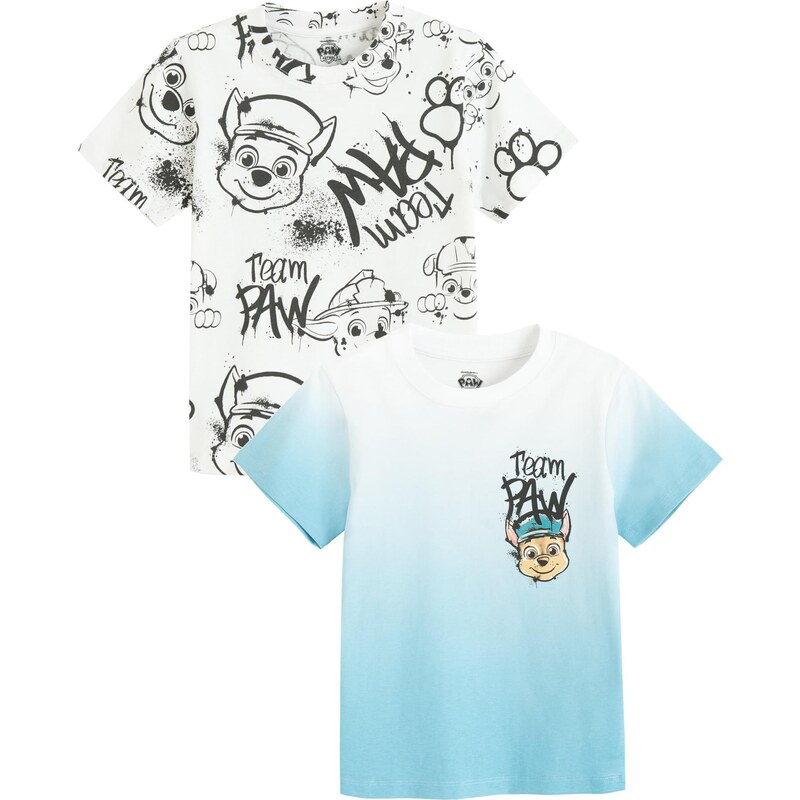 Cool Club Tričko nebesky modrá / svetlomodrá / šedobiela 67633988