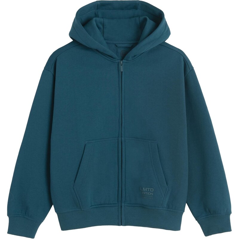 Cool Club Tepláková bunda modrozelená 67633984