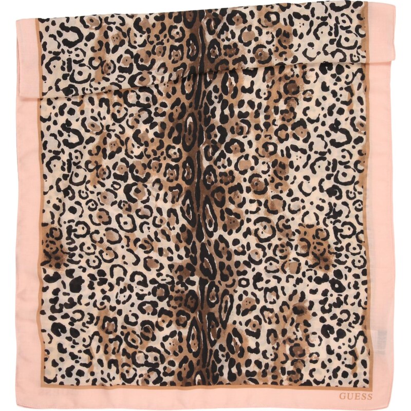 GUESS Šál svetlobéžová / hnedá / rosé / čierna 67633991