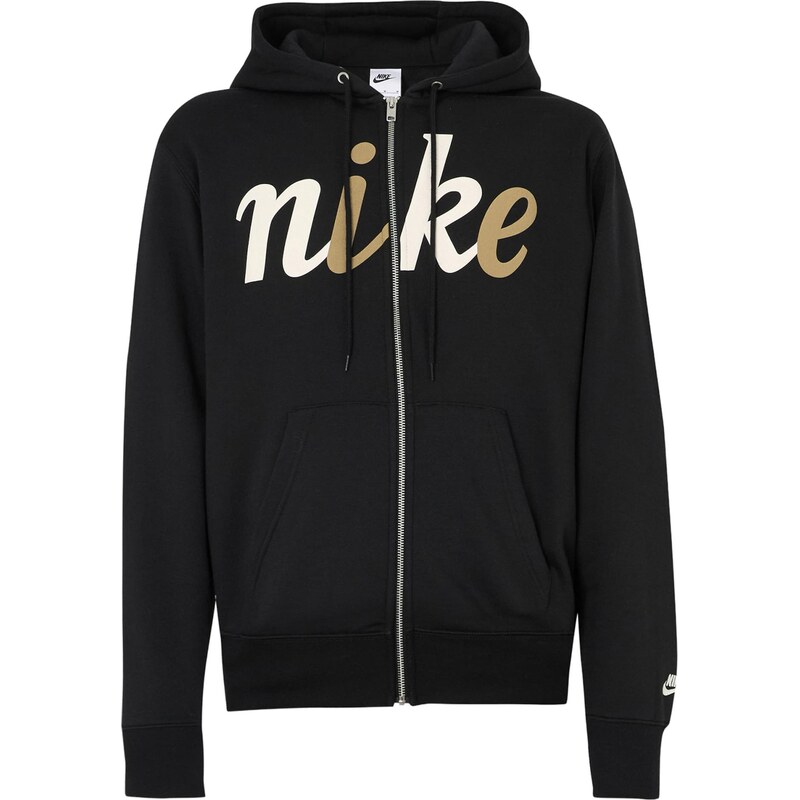 Nike Sportswear Tepláková bunda CLUB krémová / horčicová / čierna 67634045