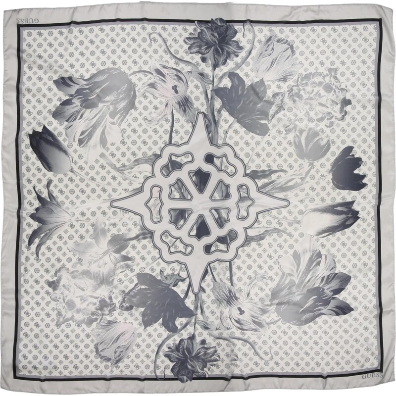 GUESS Šatka sivá / svetlosivá / čierna 67634035