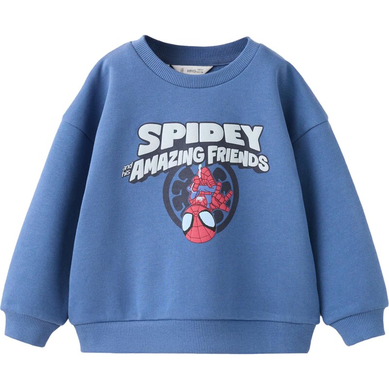 MANGO KIDS Mikina SPNET opálová / svetlosivá / jasne červená / čierna 67634103