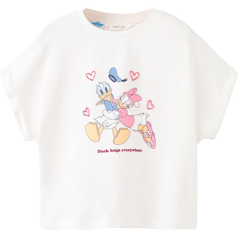 MANGO KIDS Tričko PDHUGS svetlomodrá / svetložltá / ružová / šedobiela 67634109