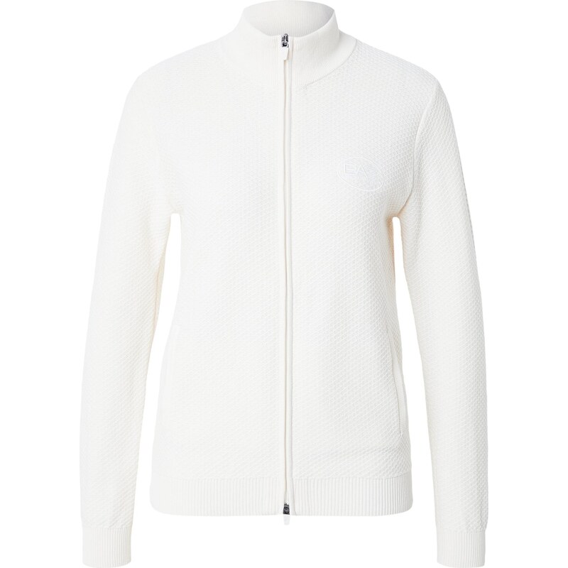 EA7 Emporio Armani Kardigán slonová kosť 67634164
