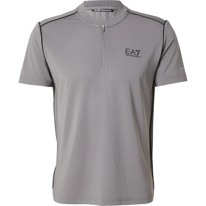 EA7 Emporio Armani Funkčné tričko sivobéžová / čierna 67634193
