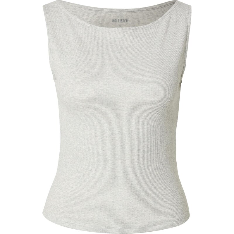 HOLLISTER Top svetlosivá 67634255