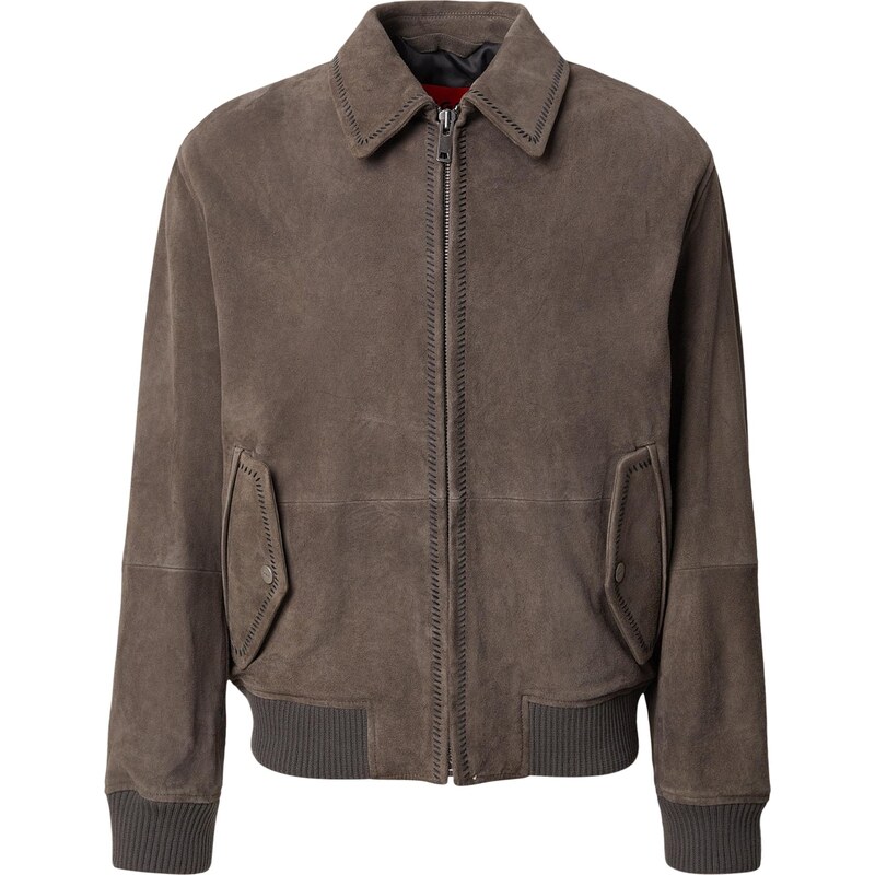 HUGO Prechodná bunda Lemai farby bahna 67634280