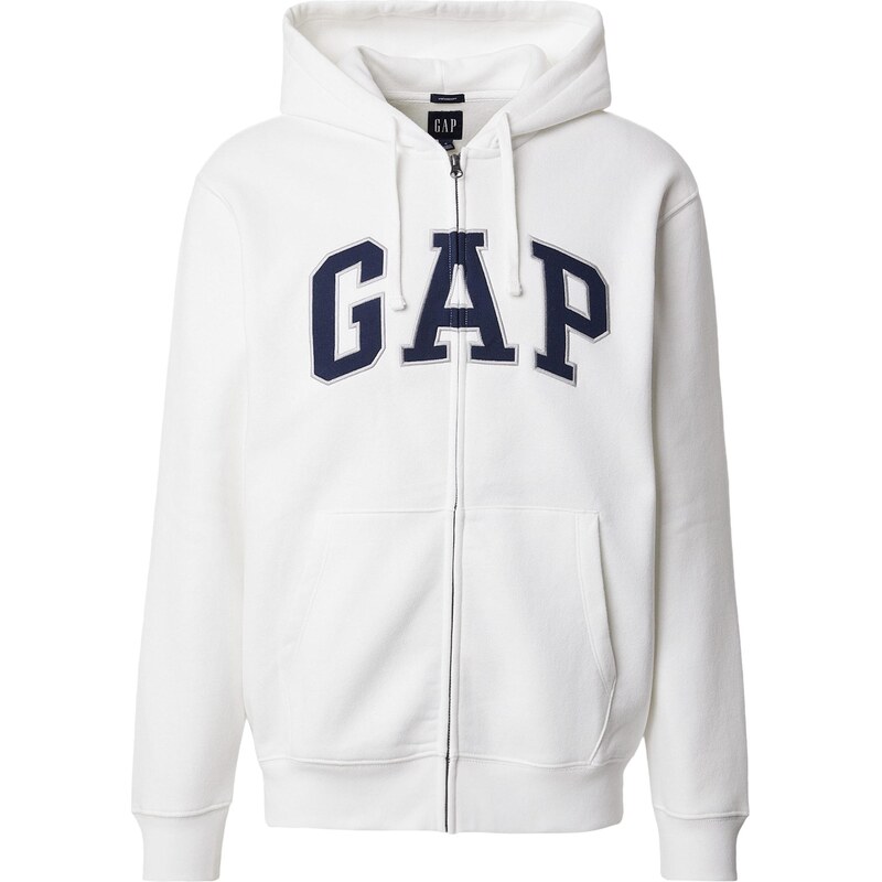 GAP Tepláková bunda námornícka modrá / biela 67634275