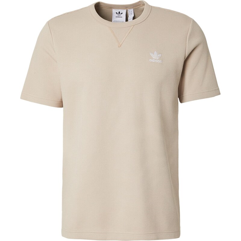 ADIDAS ORIGINALS Tričko Trefoil Essentials béžová / biela 67634282