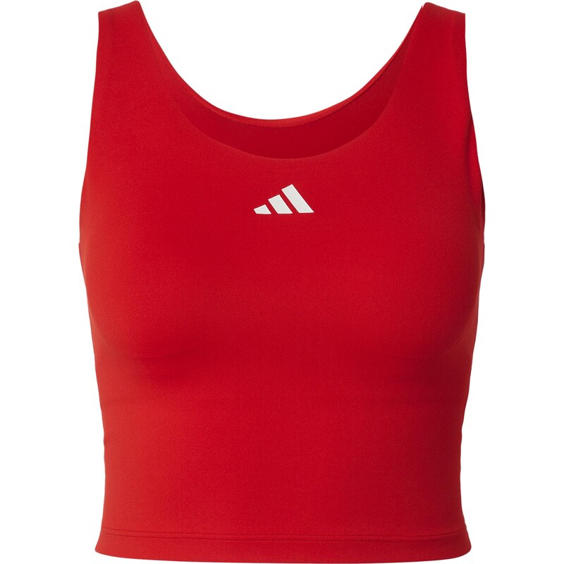 ADIDAS PERFORMANCE Športová podprsenka Studio All Me červená / biela 67634301