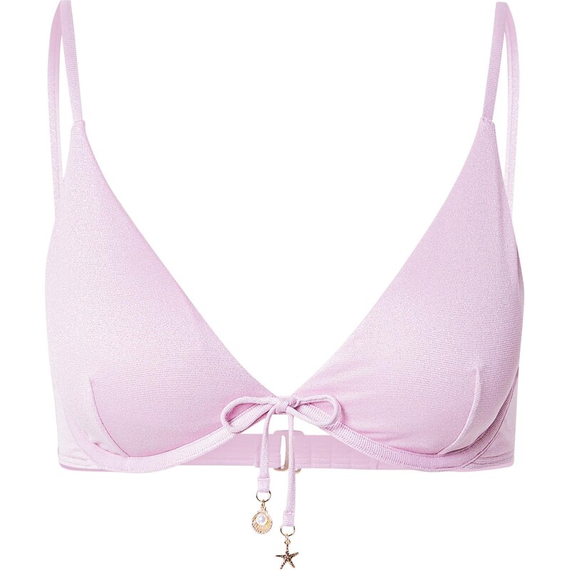 HOLLISTER Bikinový top ružová 67634333