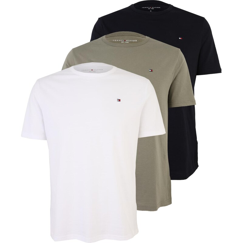 Tommy Hilfiger Underwear Tielko zelená / čierna / biela 67634338