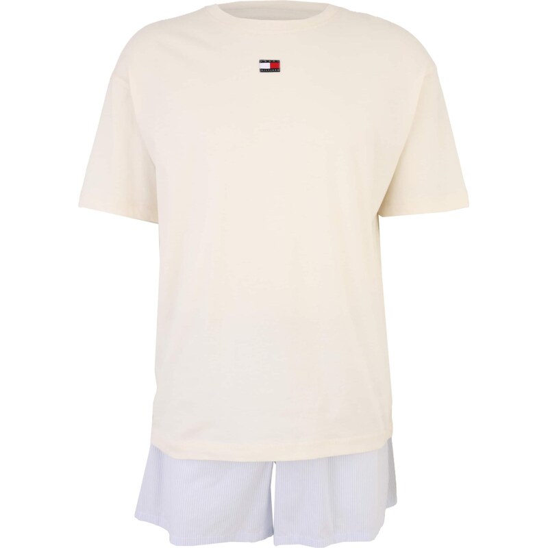 Tommy Hilfiger Underwear Krátke pyžamo Heritage svetlomodrá / červená 67634331