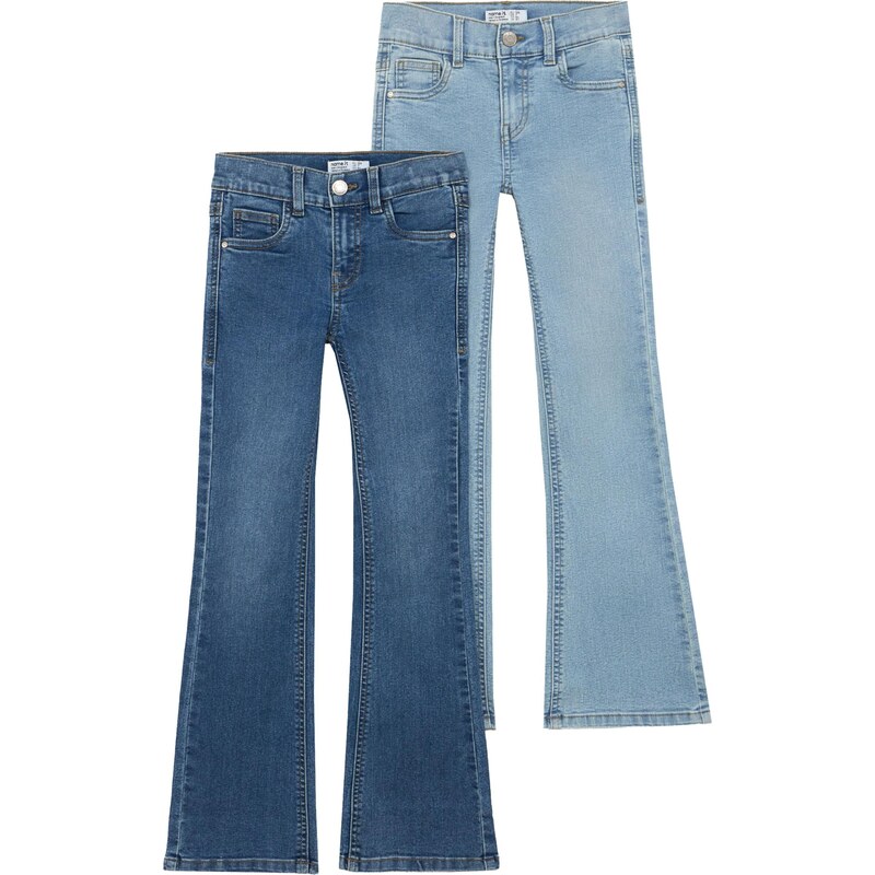 NAME IT Džínsy NKFPOLLY svetlomodrá / tmavomodrá 67634341