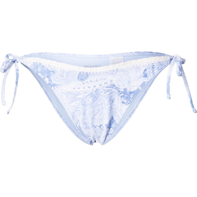 HOLLISTER Bikinové nohavičky svetlomodrá / biela 67634353