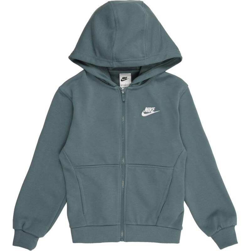 Nike Sportswear Tepláková bunda CLUB dymovo modrá 67634369