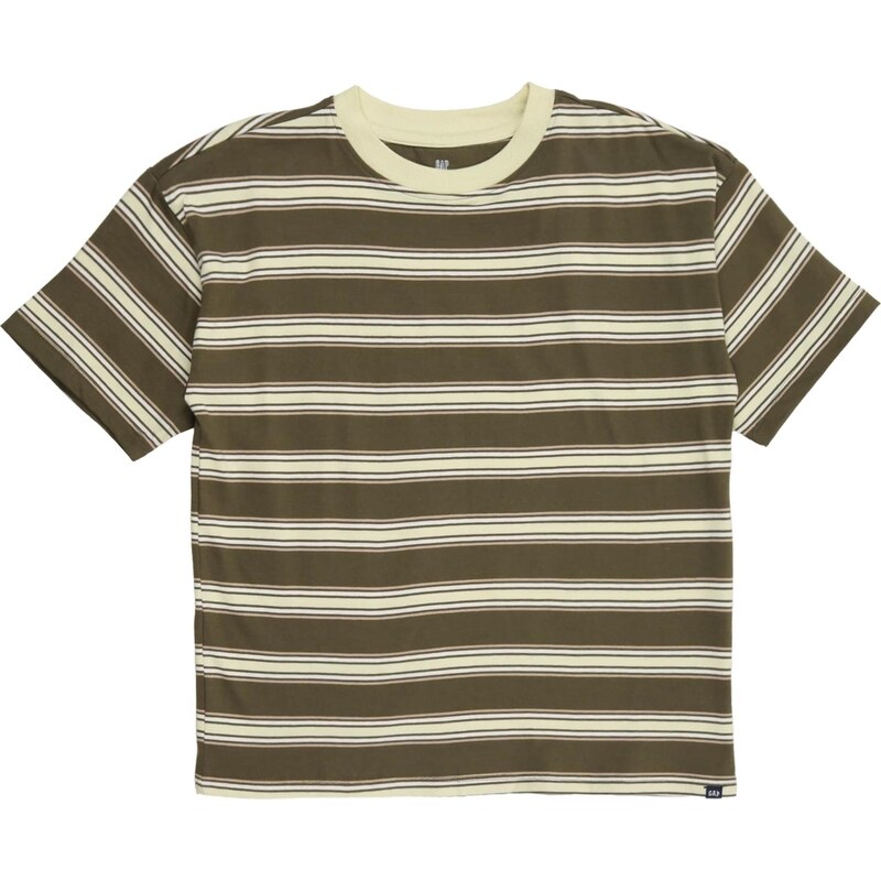 GAP Tričko béžová / pastelovo zelená / tmavozelená / biela 67634388