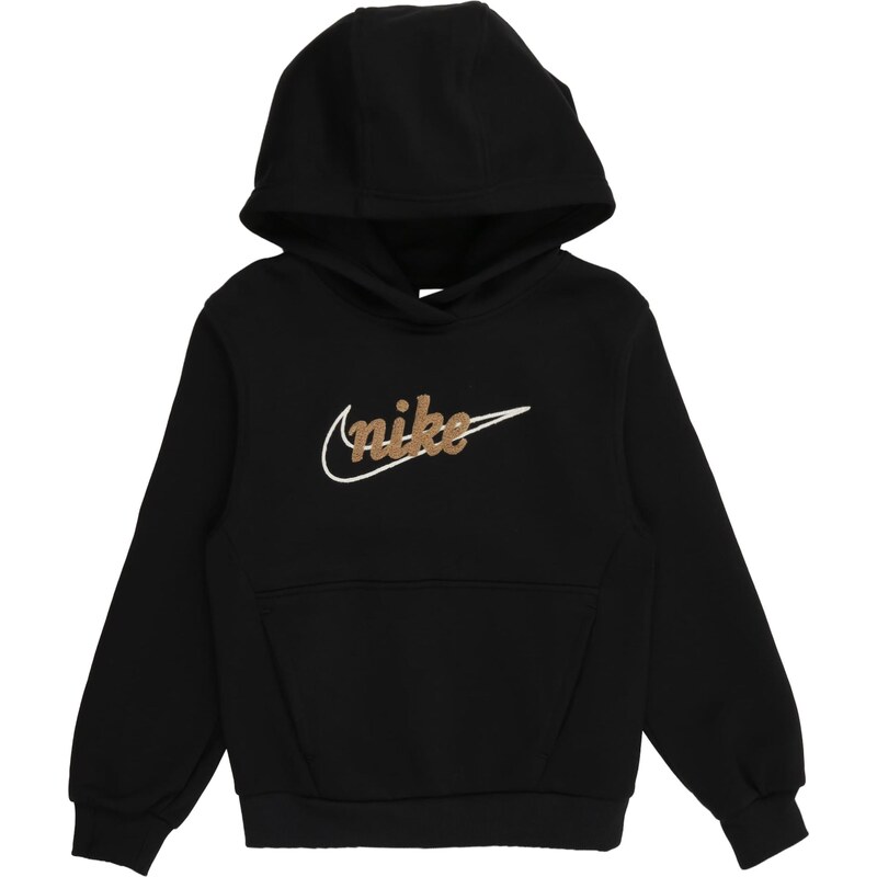 Nike Sportswear Mikina CLUB FLC farba ťavej srsti / čierna / biela 67634379