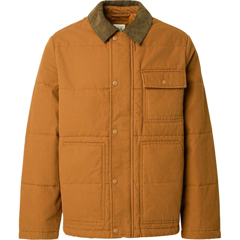 GAP Prechodná bunda čokoládová / medová 67634422