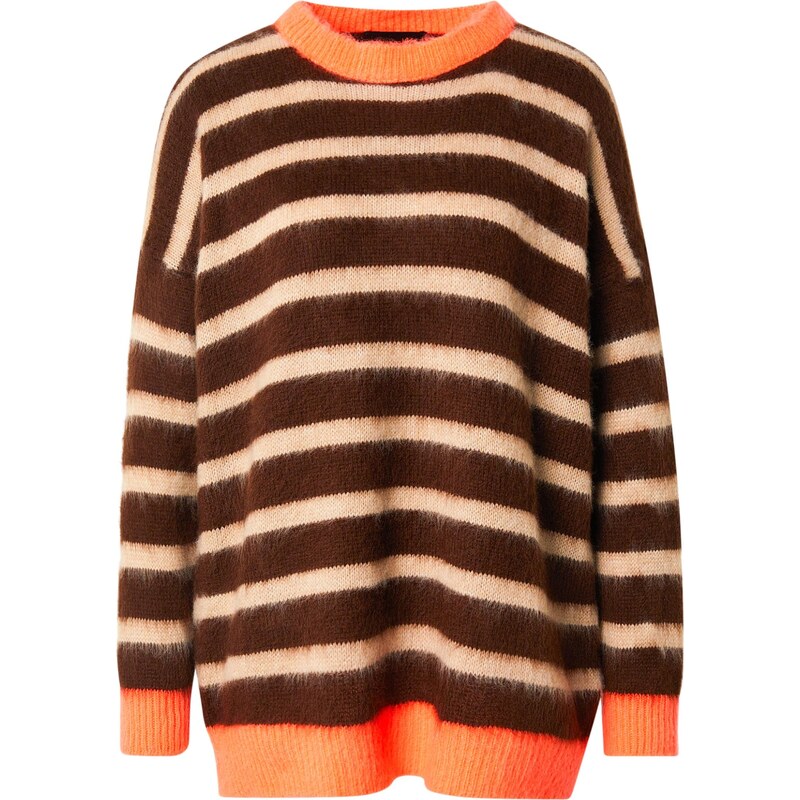 miss goodlife Sveter béžová / hnedá / oranžová 67634428