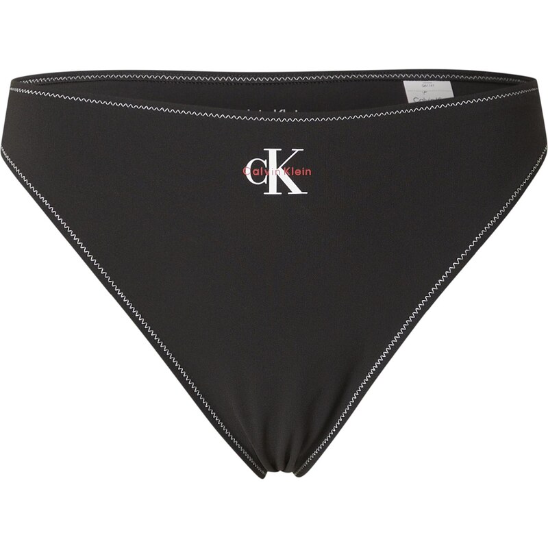 Calvin Klein Swimwear Bikinové nohavičky červená / čierna / biela 67634437