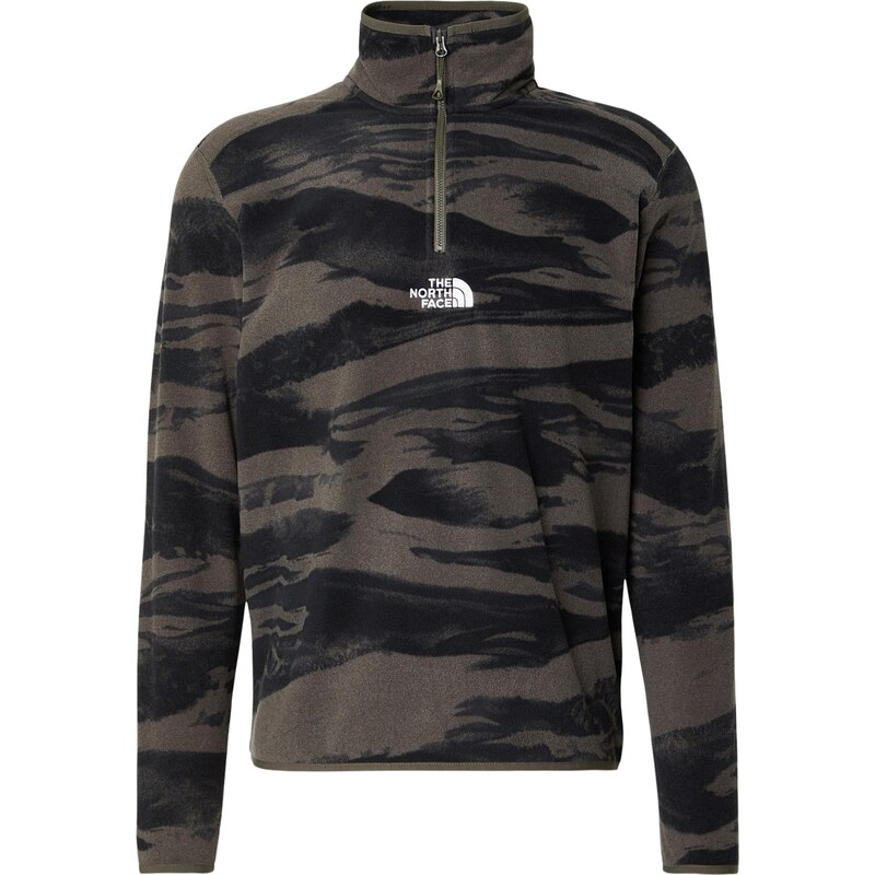 THE NORTH FACE Športová mikina GLACIER EMBROIDERE tmavošedá / čierna 67634482