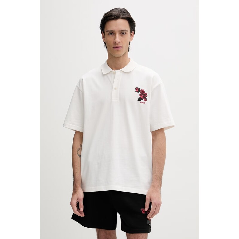 Bavlnené polo tričko HUGO Dardigo 67629661