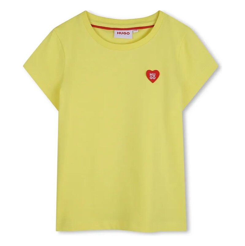 Detské bavlnené tričko HUGO 67629806