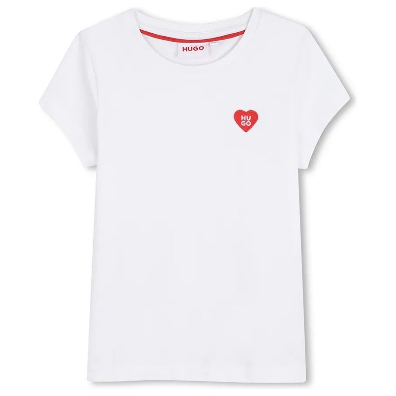 Detské bavlnené tričko HUGO 67629807