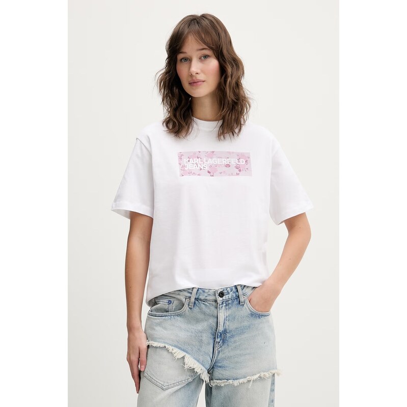 Bavlnené tričko Karl Lagerfeld Jeans 67629801
