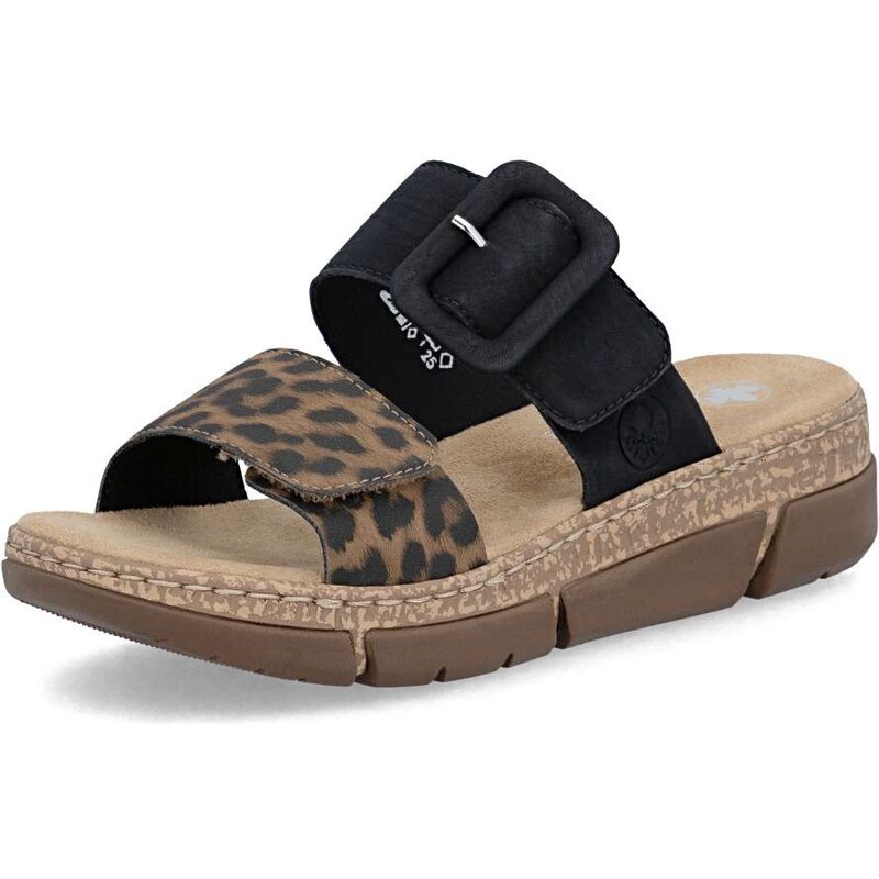 Dámske šľapky RIEKER V2392-24 hnedá S6 67635782