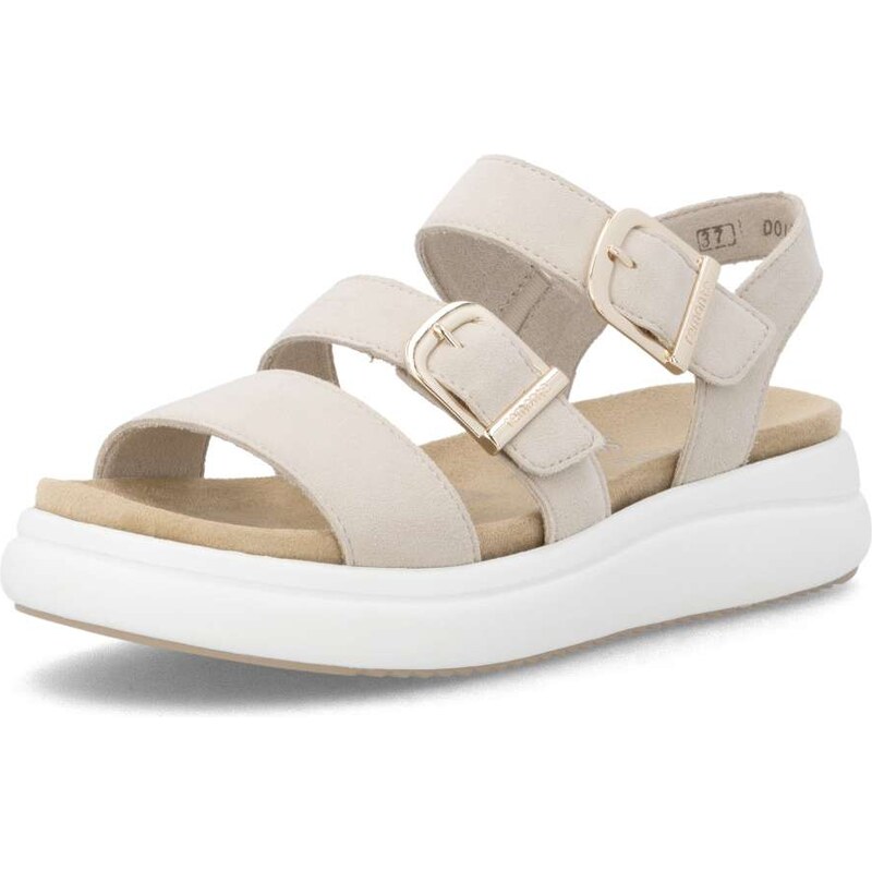 RIEKER Dámske sandále REMONTE D0L50-60 béžová S6 67635783