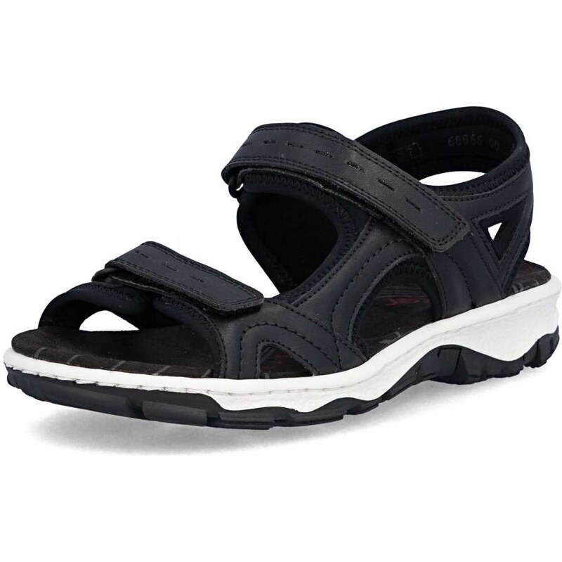 Dámske sandále RIEKER 68866-00 čierna S6 67635786