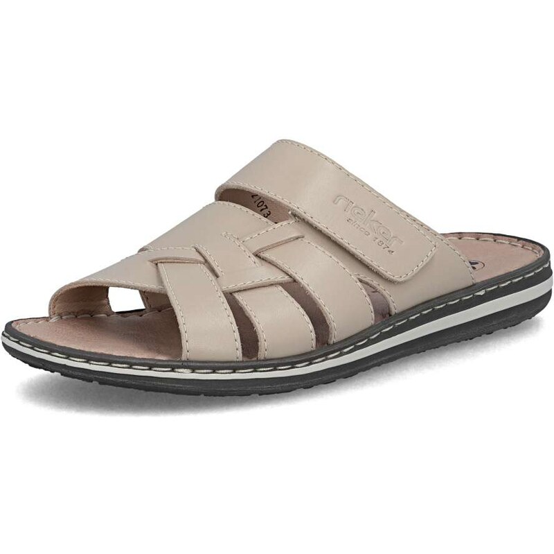 Pánske šľapky RIEKER 21073-60 béžová S6 67635790