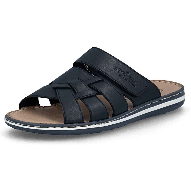 Pánske šľapky RIEKER 21073-15 modrá S6 67635789