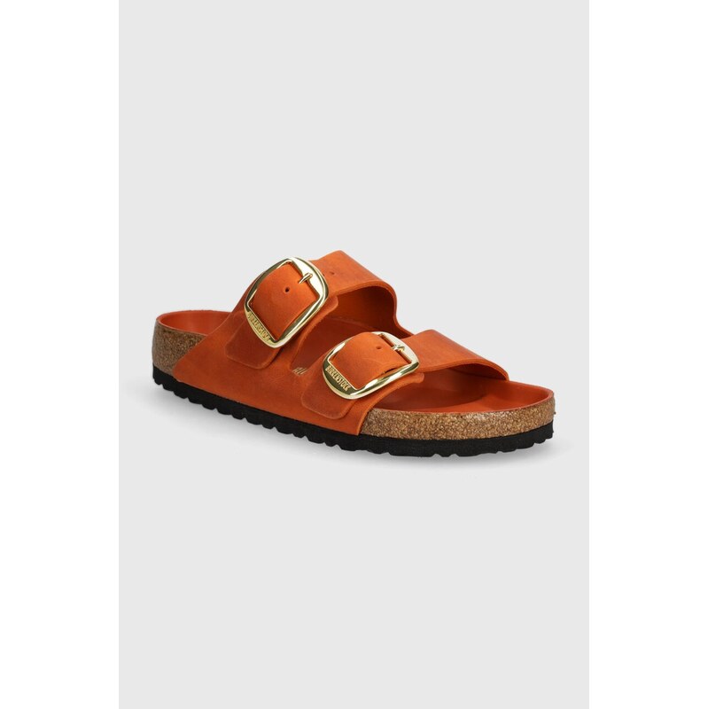 Nubukové šľapky Birkenstock Arizona Big Buckle 67636689