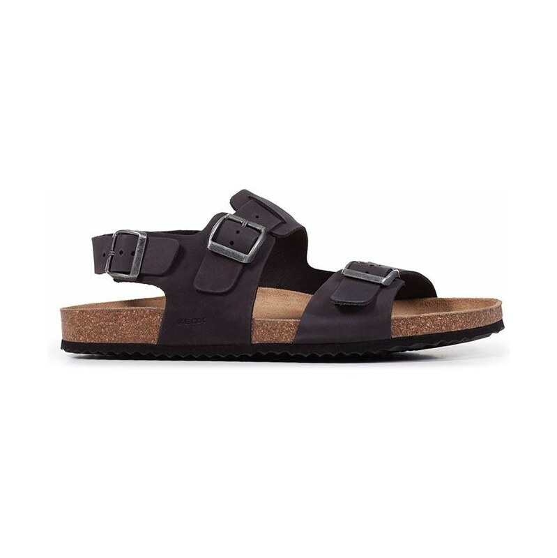 Semišové sandále Geox U SANDAL GHITA A 49263524