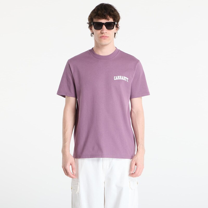 Tričko Carhartt WIP S/S University Script T-Shirt UNISEX Phlox/ White 67641366
