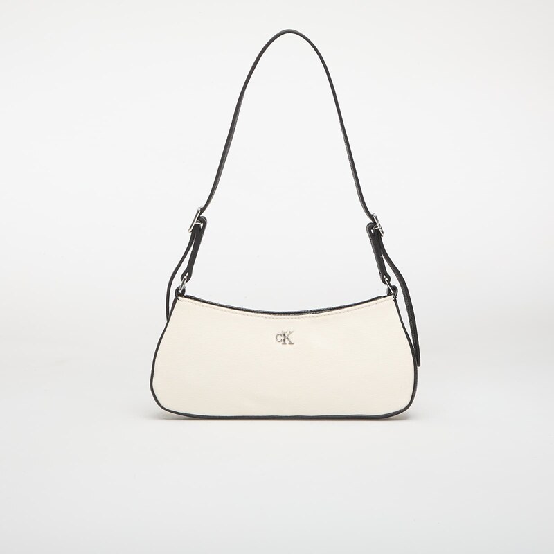 Calvin Klein Ck Canvas Small Shoulder Bag White Canvas Universal 67641403