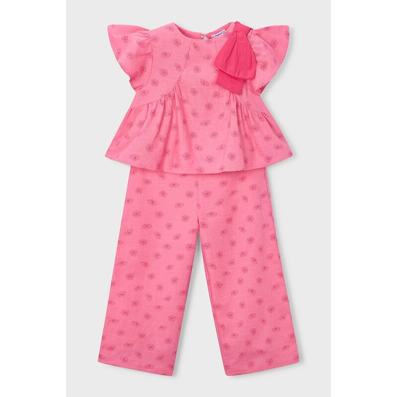 Detská súprava s prímesou ľanu Mayoral 67641175