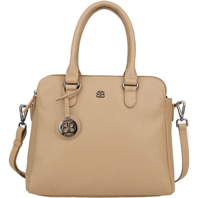 Dámska kožená kabelka Bellicci Kamila - béžová 44494055