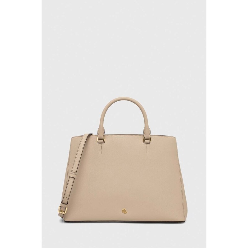 Kožená kabelka Lauren Ralph Lauren 47718429