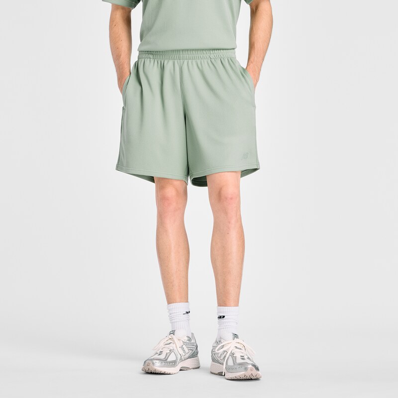 Pánske šortky New Balance MB61V17CAAR – zelené 67642908