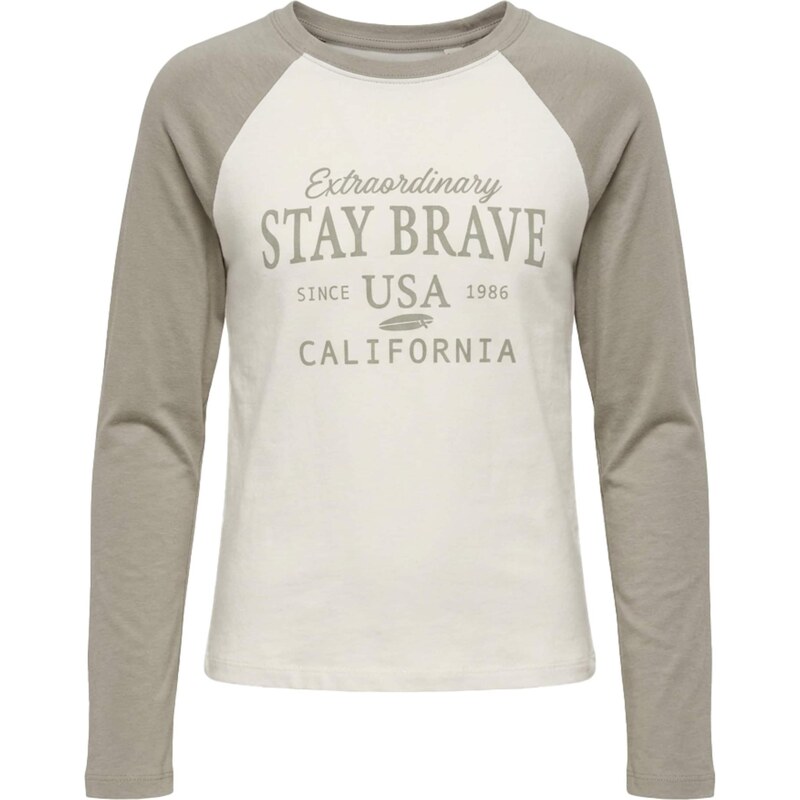 ABOUT YOU Tričko Gina pastelovo zelená / biela 67318562