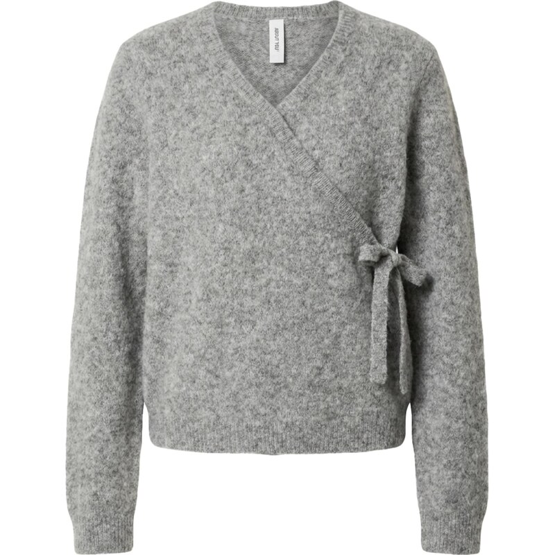 ABOUT YOU Sveter sivá melírovaná 67335972